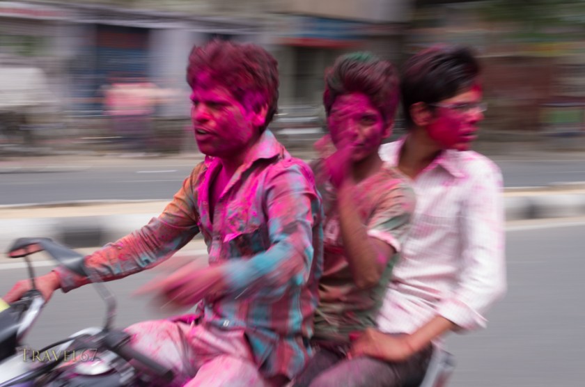 Holi, Festival of Colors, a Hindu Festival - Jaipur, Rajasthan, India