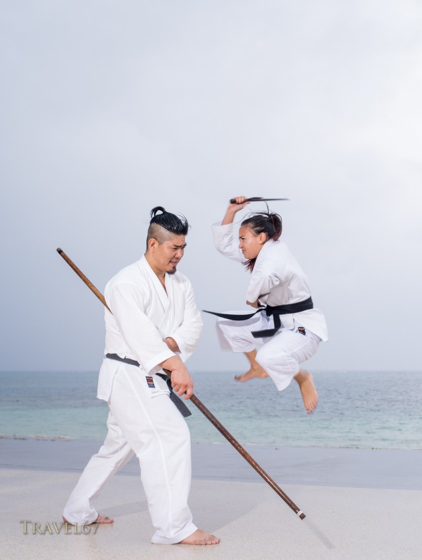 Kobudo on Toyosaki Beach, Okinawa