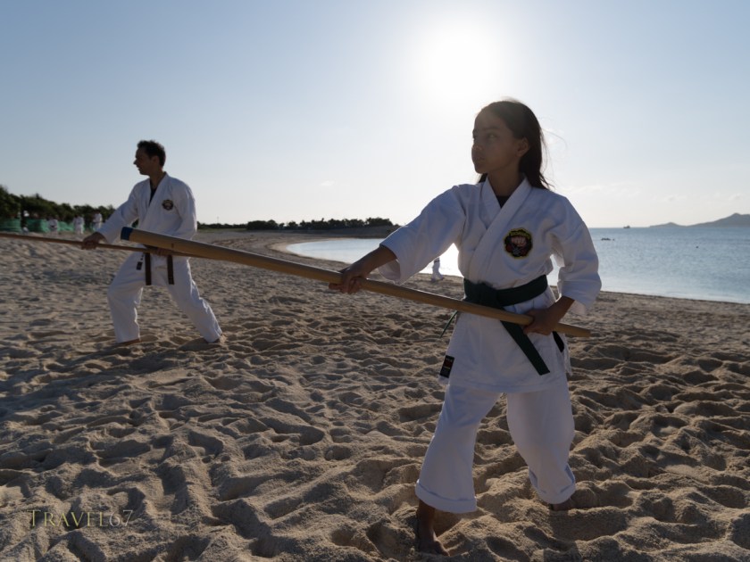 100 Kobudo Kata Event, Kira Kira Beach, Okinawa