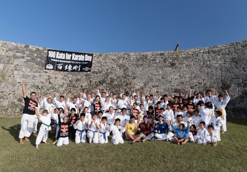 100 Kata for Karate Day at Zakimi Castle