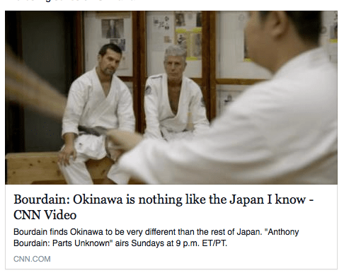Anthony Bourdain in Okinawa - Dojo Bar James