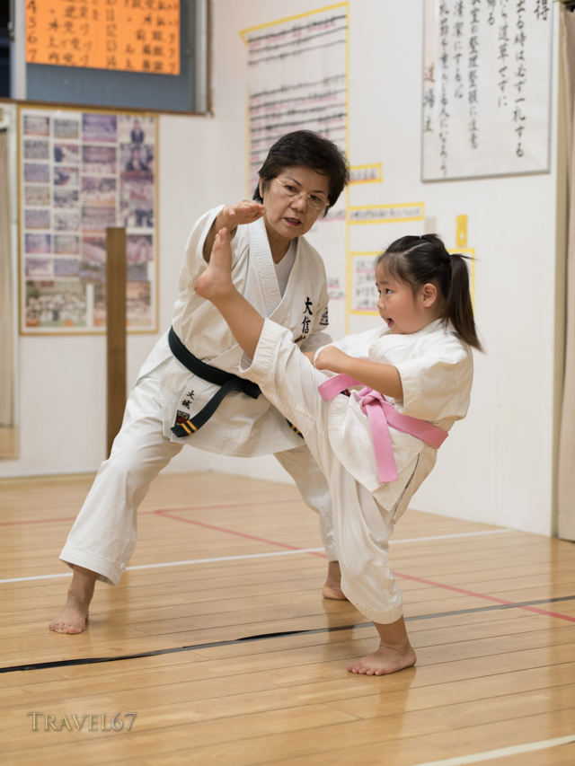 Nobuko Oshiro, Kyoshi, 8th dan Okinawa Karate-do Shorinryu, Taishinkan Association