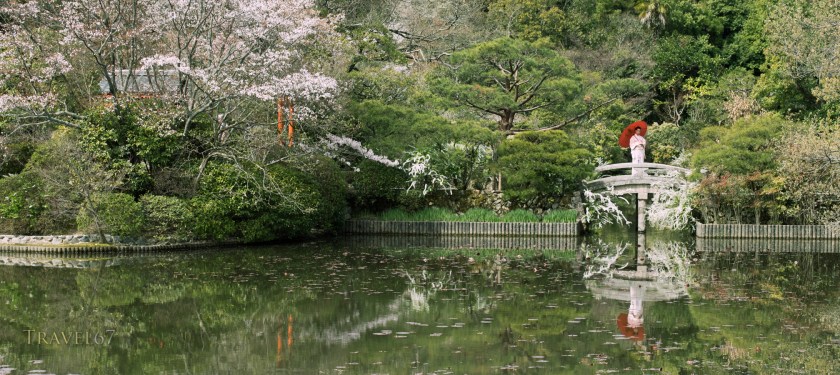 Ryoan-ji Zen Temple home to famous stone garden, Kyoto, Japan