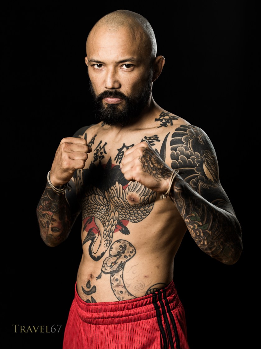 Norifumi Kid Yamamoto at Krazy Bee Gym, Itoman City, Okinawa, Japan