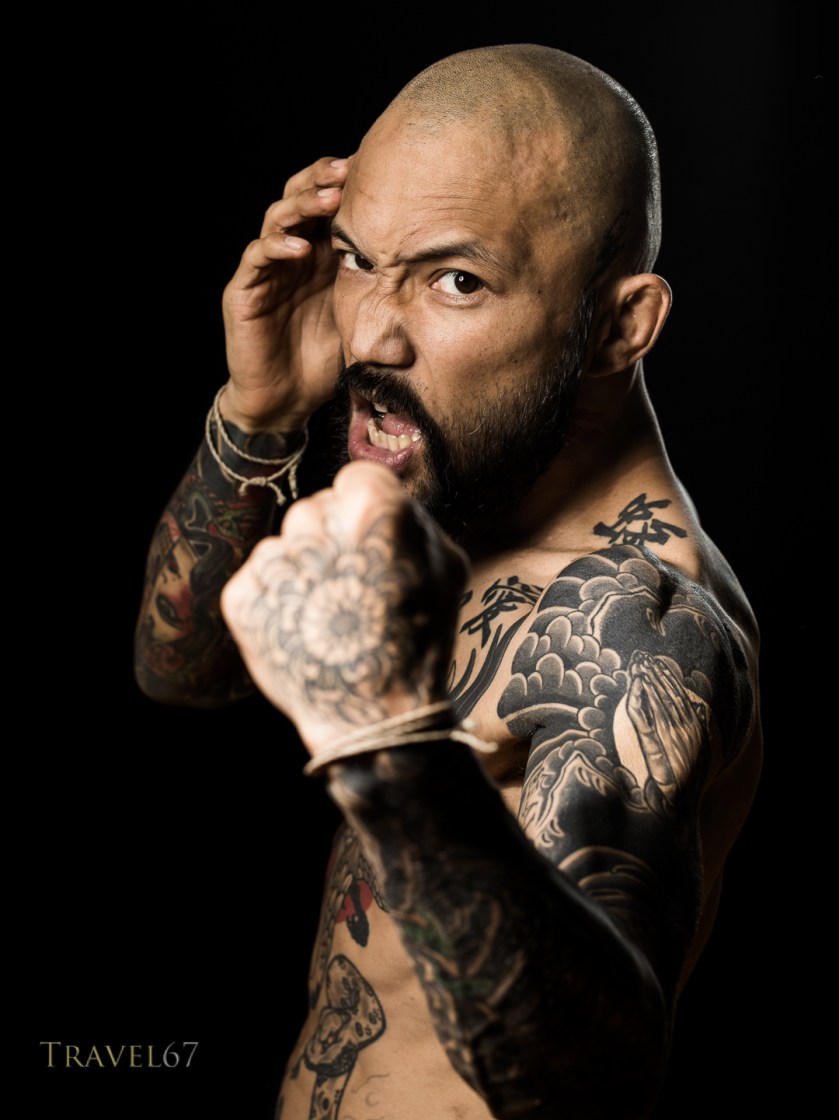 Norifumi Kid Yamamoto at Krazy Bee Gym, Itoman City, Okinawa, Japan