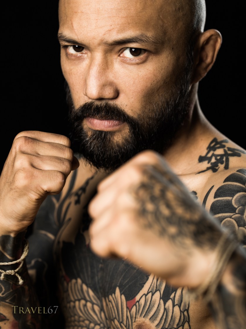 Norifumi Kid Yamamoto at Krazy Bee Gym, Itoman City, Okinawa, Japan