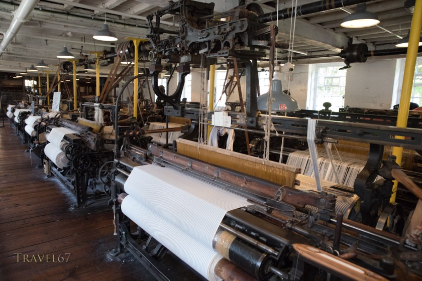 Cotton Looms at Quarry Bank Mill, Styal, Cheshire, England